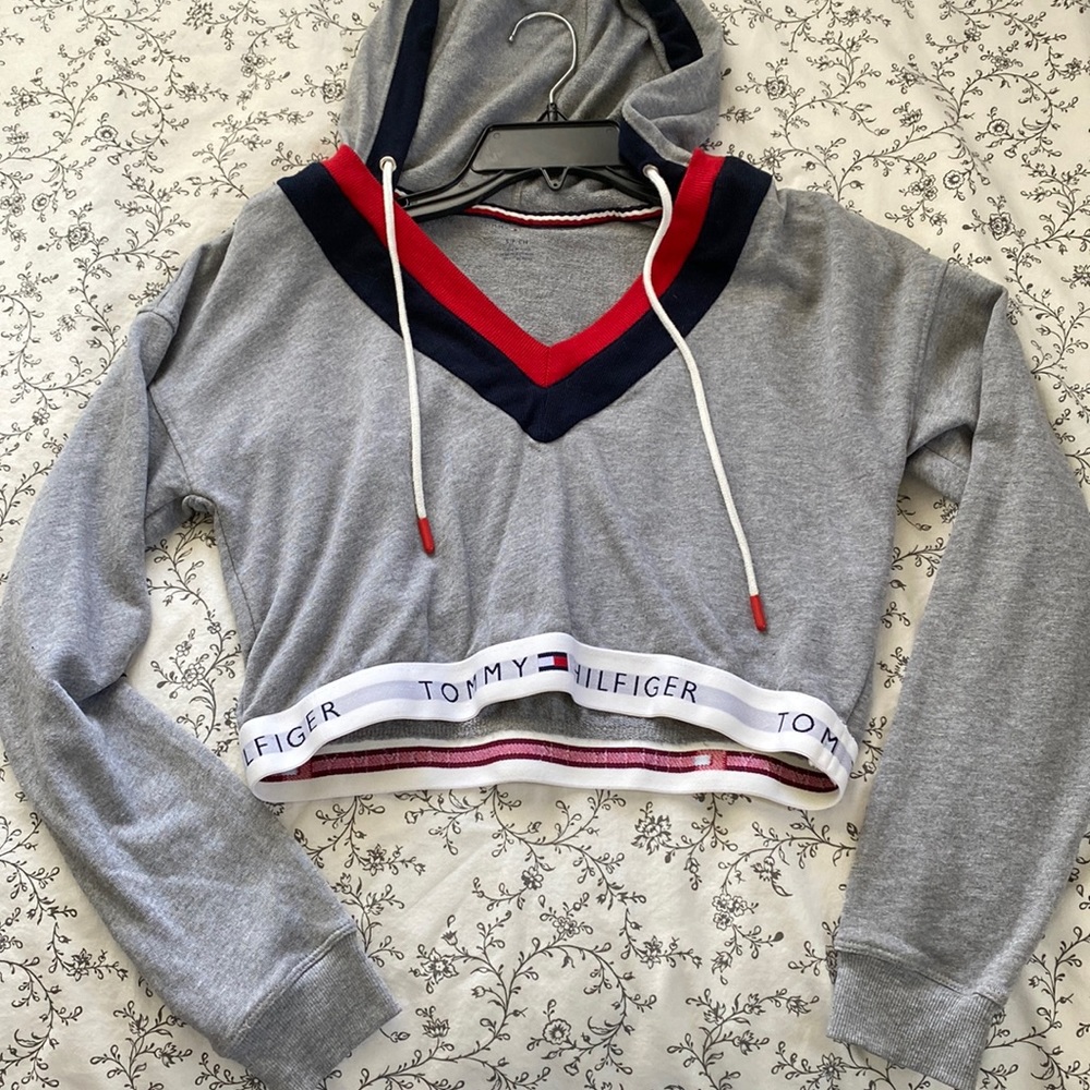 Tommy Hilfiger Varsity Crop Sweater